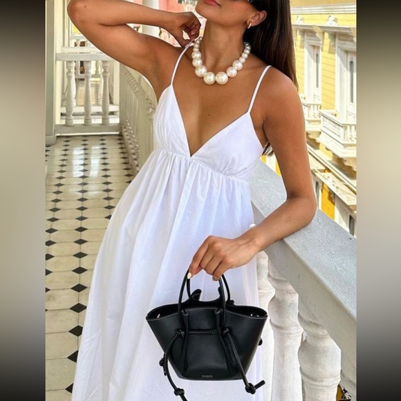 Commense NWT White Backless Maxi Dress - Picture 2 of 5